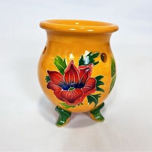 Vintage Blue Sky J. McCall 2003 Ceramic Wax Melt Tealight Burner Warmer